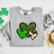 St Patrick's Leopard Cowhide Hearts Shirt, Lucky Tshirt, Irish T Shirt, Shamrocks T-Shirt,Family Matching St Patrick's Day Gift Tee - 2.jpg