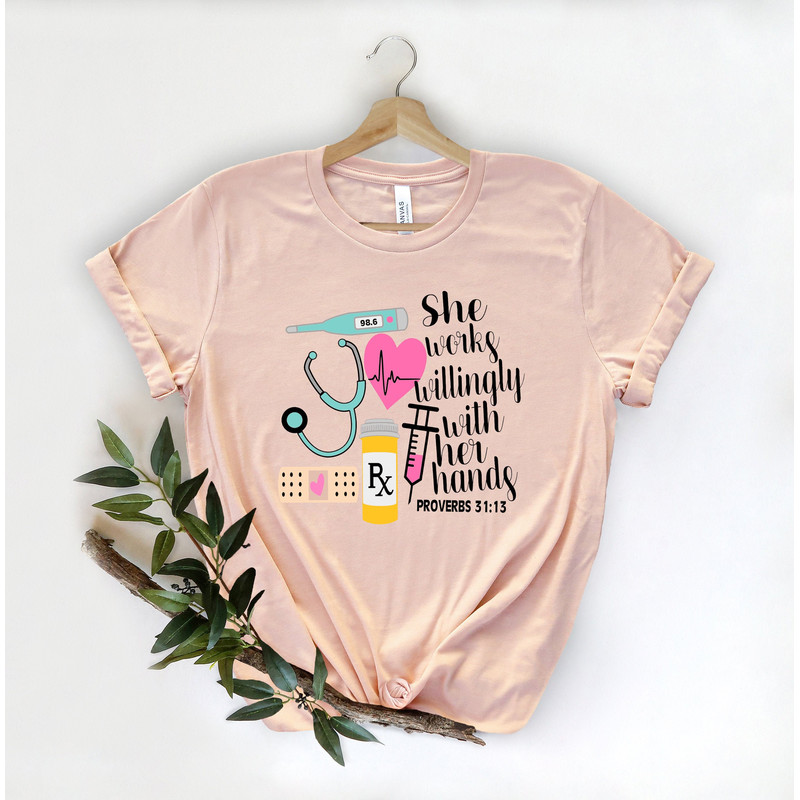 Stethoscope Shirt, Stethoscope Nurse Shirt, Nurse Practitioner Gifts, Nurse Graduation Gift, Nurse Gifts For Women, Nurse Hero Shirt - 1.jpg