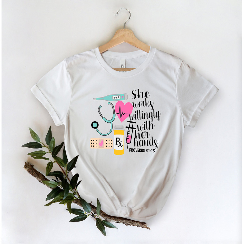 Stethoscope Shirt, Stethoscope Nurse Shirt, Nurse Practitioner Gifts, Nurse Graduation Gift, Nurse Gifts For Women, Nurse Hero Shirt - 3.jpg