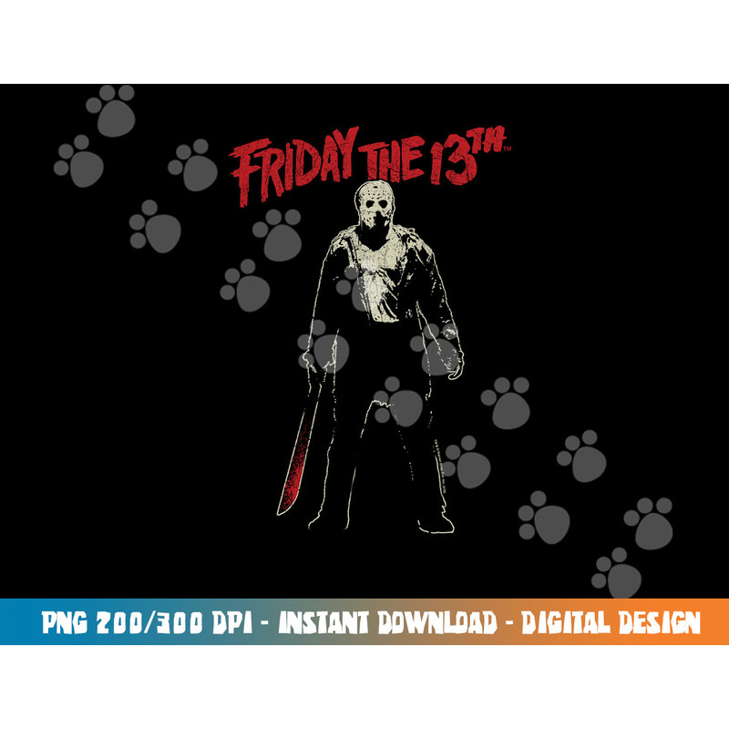 Friday the 13th Chchch Ahahah Longsleeve T Shirt Long Sleeve png, sublimation .jpg
