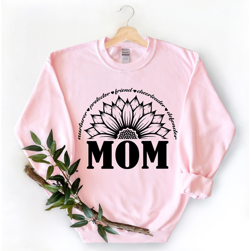 Sunflower Mom Shirt,Blessed Mama Shirt, Mom Life Shirt, Mother T-Shirt, Cute Mom Shirt, Cute Mom Gift, Mothers Day Gift, New Mom Gift - 1.jpg