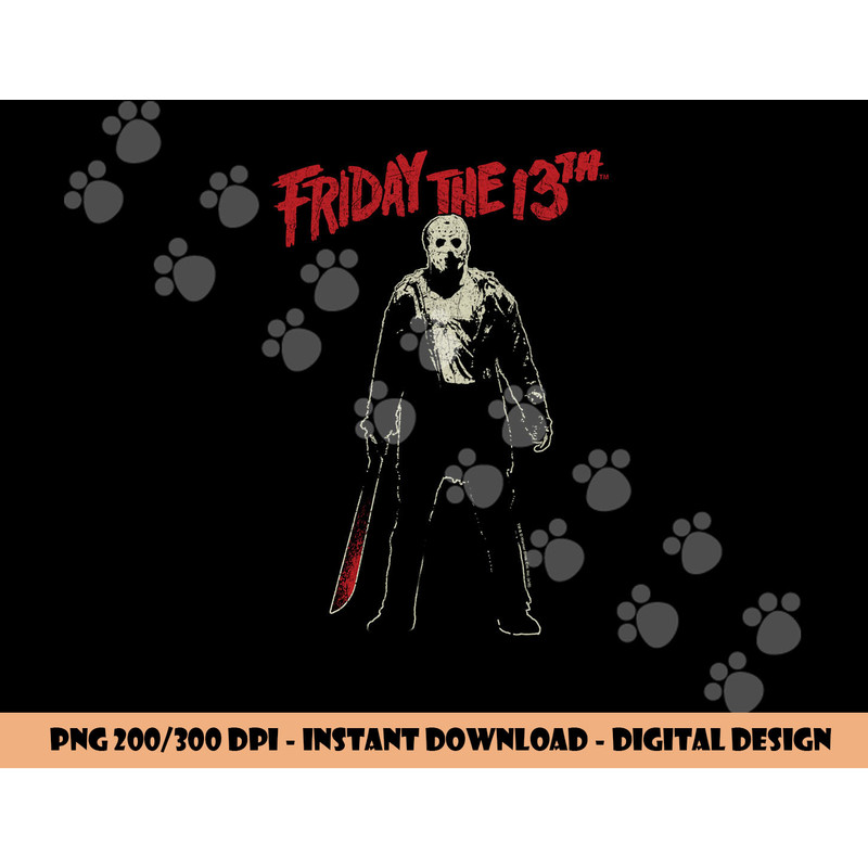Friday the 13th Chchch Ahahah Longsleeve T Shirt Long Sleeve  png, sublimation .jpg