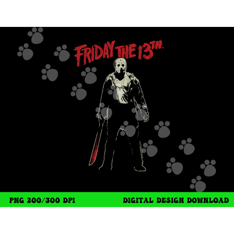 Friday the 13th Chchch Ahahah Longsleeve T Shirt Long Sleeve  png, sublimation .jpg