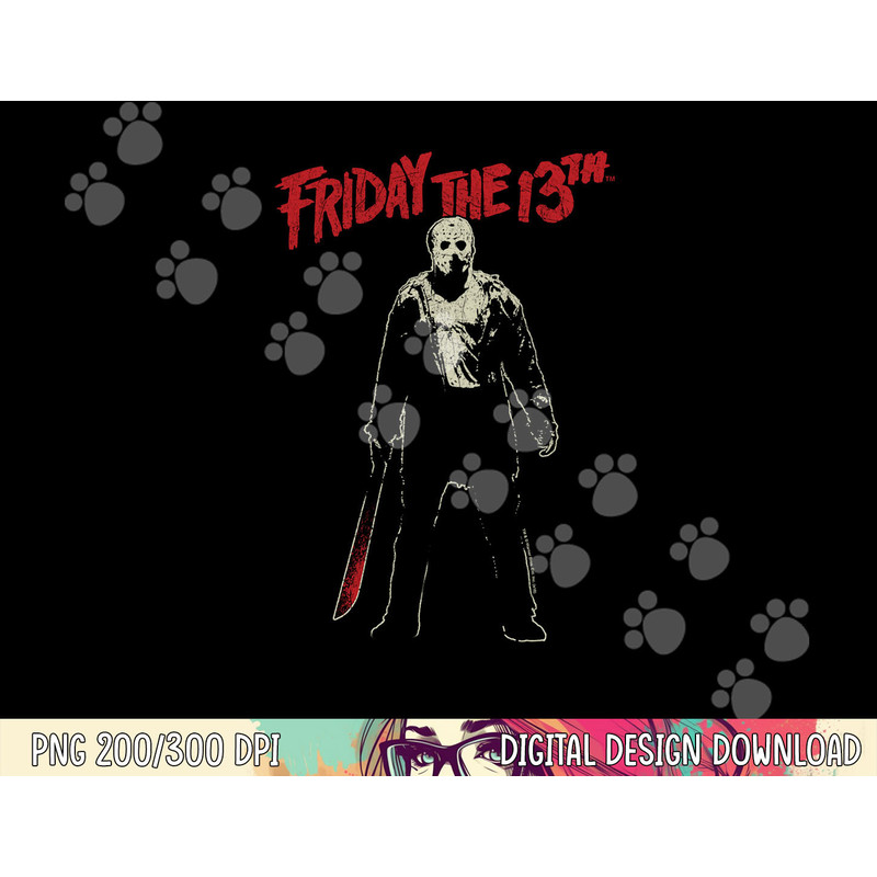 Friday the 13th Chchch Ahahah Longsleeve T Shirt Long Sleeve png, sublimation .jpg