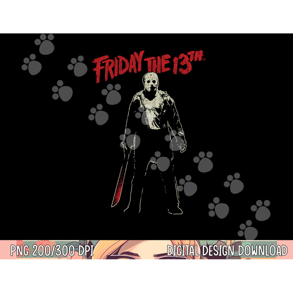 Friday the 13th Chchch Ahahah Longsleeve T Shirt Long Sleeve png, sublimation .jpg