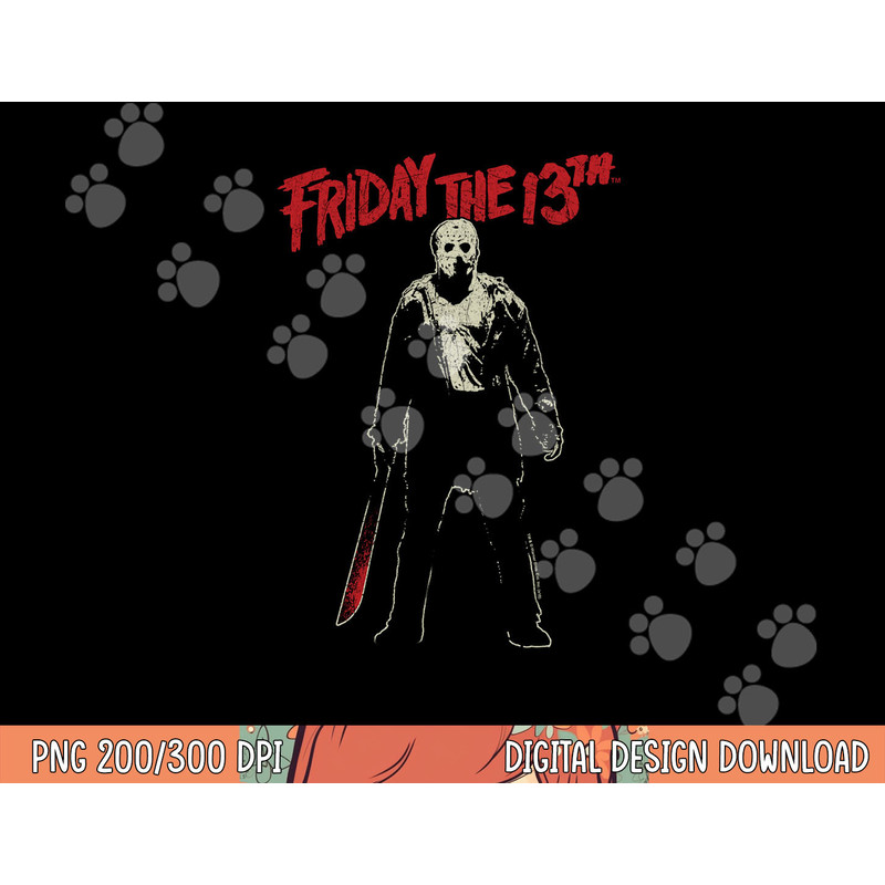Friday the 13th Chchch Ahahah Longsleeve T Shirt Long Sleeve png, sublimation .jpg