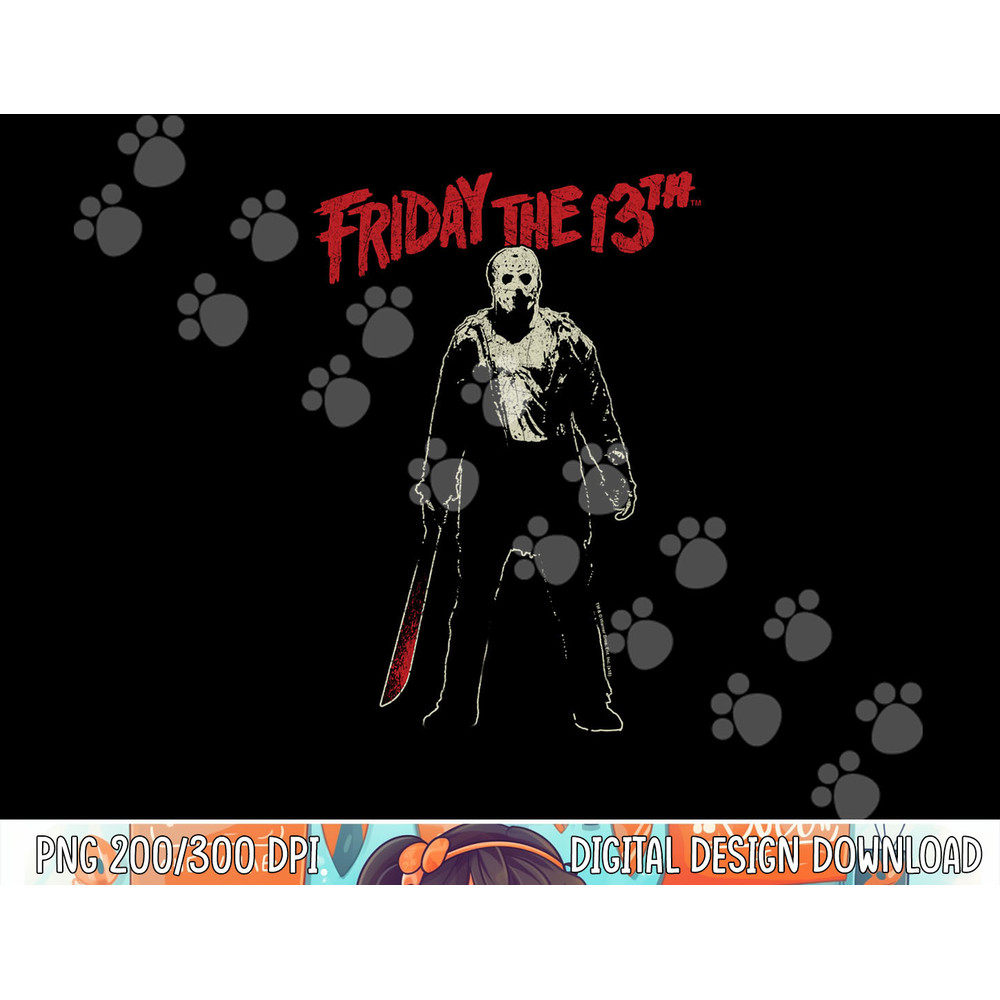 Friday the 13th Chchch Ahahah Longsleeve T Shirt Long Sleeve png, sublimation .jpg