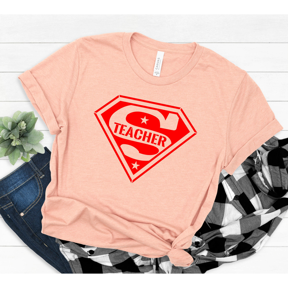 Super Teacher Shirt,Online School Shirt, Back to School Shirt,Virtual School,Hero Teacher Shirt,Teacher Gift,Teacher Shirt,School Shirt - 3.jpg