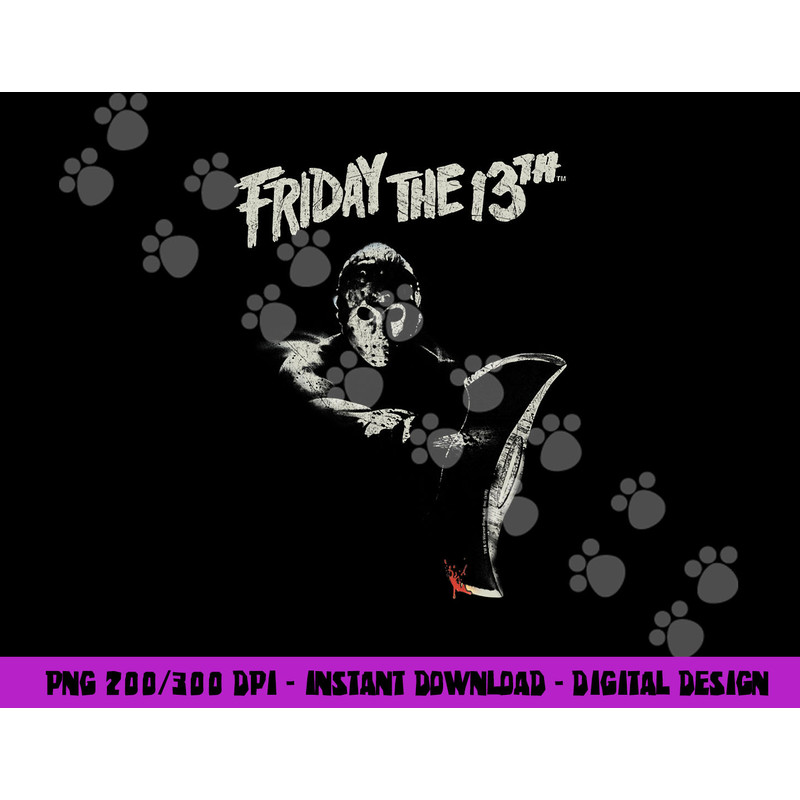 Friday The 13th Jason Ax  png, sublimation .jpg