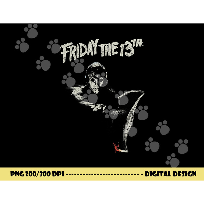 Friday The 13th Jason Ax  png, sublimation .jpg