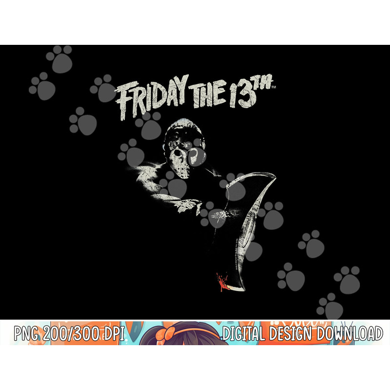 Friday The 13th Jason Ax png, sublimation .jpg