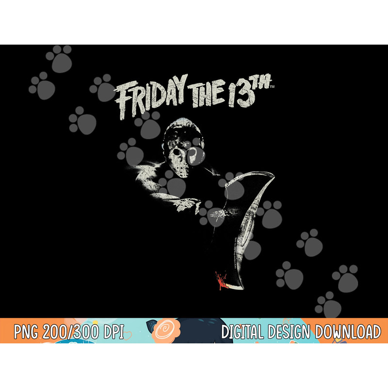 Friday The 13th Jason Ax  png, sublimation .jpg