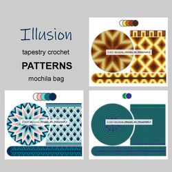 Wayuu mochila bag patternsg - Illusion