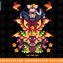 disney lion king animal tower collage graphic t-shirt png, sublimation, digital download