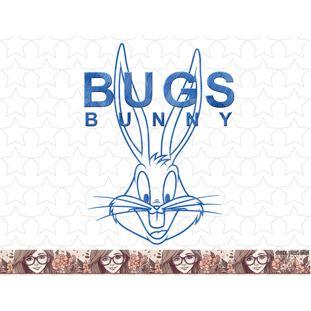 Bugs Bunny Blue png, sublimation, digital download .jpg
