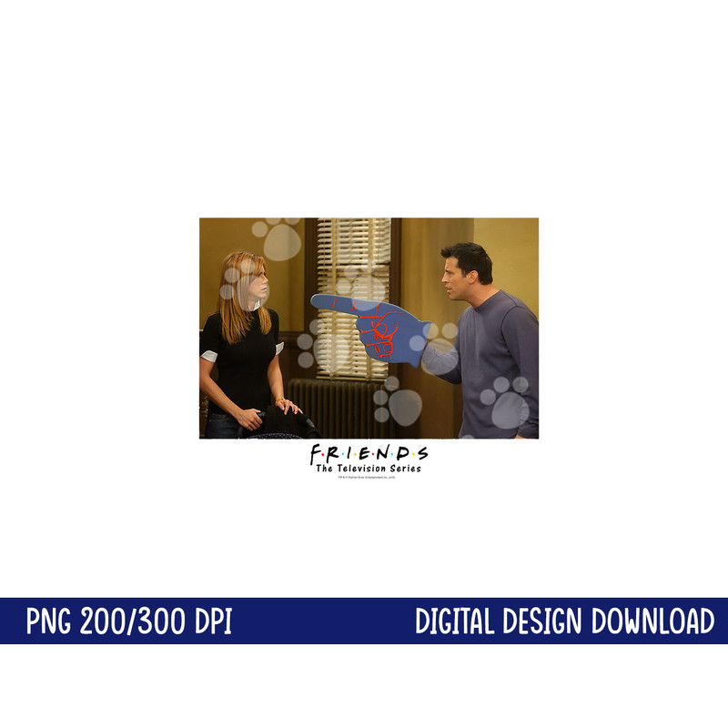 Friends Big Finger png, sublimation .jpg