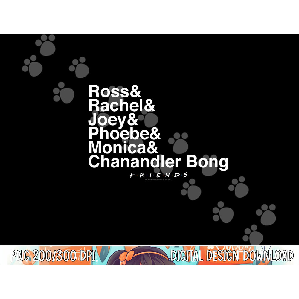 Friends Chanandler Bong Longsleeve T Shirt Long Sleeve png, sublimation .jpg