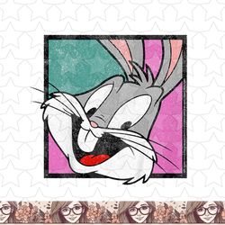 kids looney tunes bug bunny big face box up png, sublimation, digital download