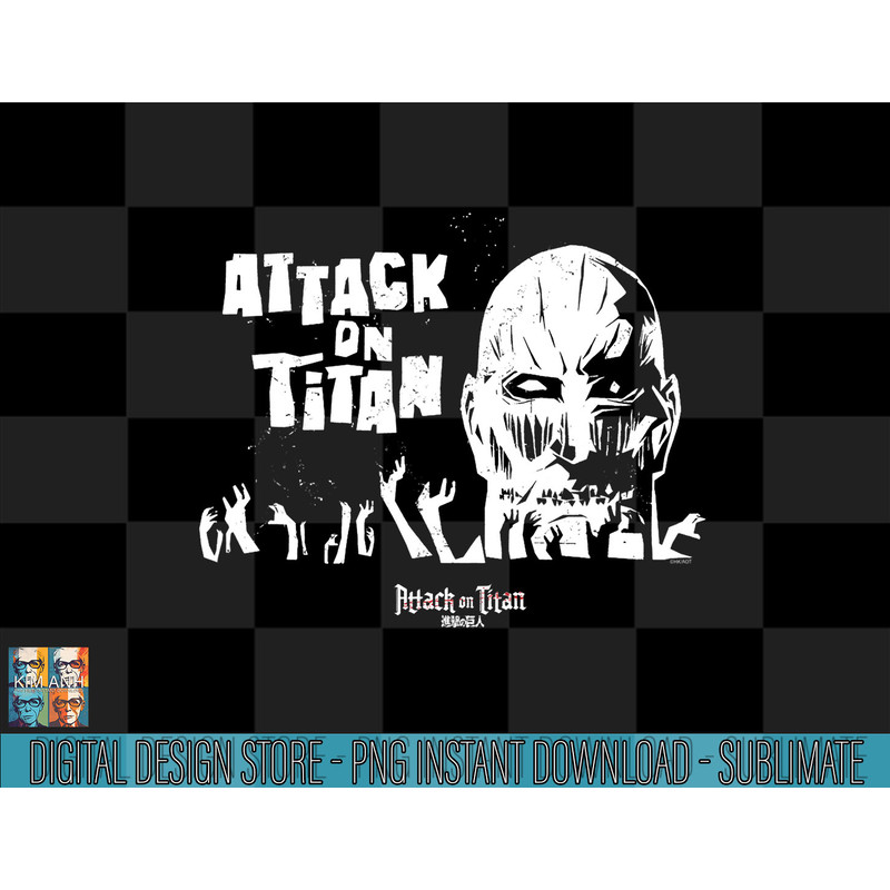 Attack on Titan Angular Artistic Titan png, sublimate.jpg