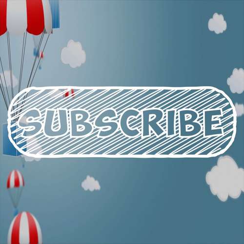 Scribble Subscribe Button Animation Hand Drawn Drag and Drop Call To Action | Transparent and Green Screen Background