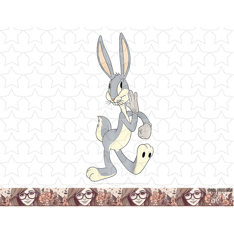 Kids Looney Tunes Bugs Bunny Vintage Portrait png, sublimation, digital download .jpg