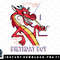 Disney Mulan 4th Birthday Boy Mushu Portrait png, sublimation, digital download.jpg