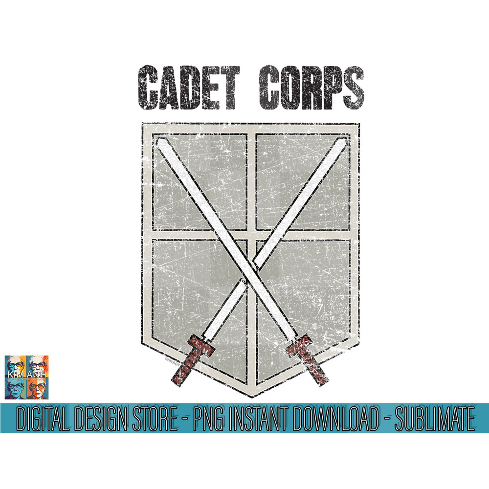 Attack on Titan Cadet Corps Shield png, sublimate.jpg