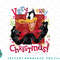 Kids Looney Tunes Christmas Daffy Duck Very Merry Christmas png, sublimation, digital download.jpg