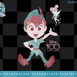 disney 100 years of wonder peter pan tinker bell muted d100 png, digital prints