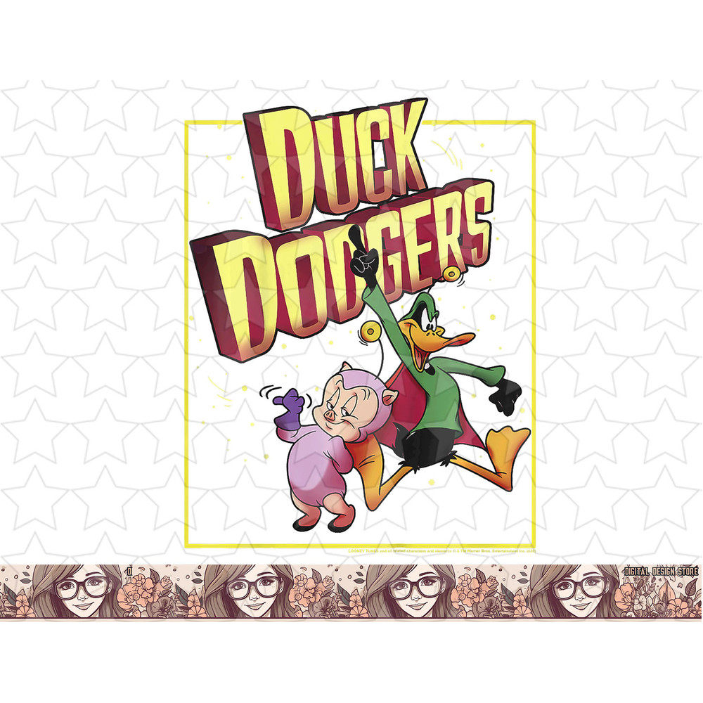 Kids Looney Tunes Duck Dodgers Duo png, sublimation, digital download .jpg