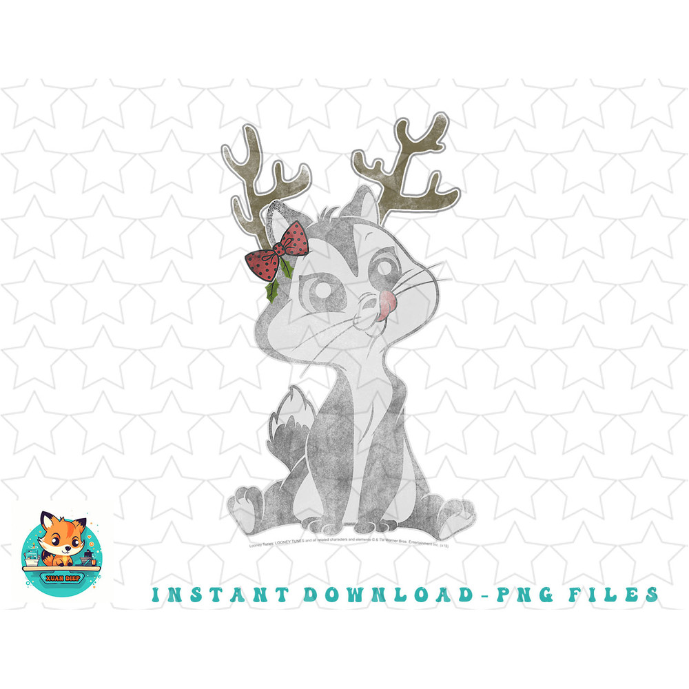 Kids Looney Tunes Christmas Penelope Portrait png, sublimation, digital download.jpg