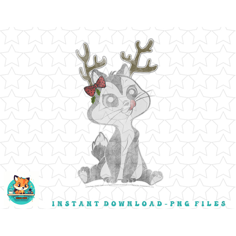 Kids Looney Tunes Christmas Penelope Portrait png, sublimation, digital download.jpg