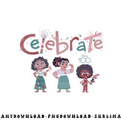disney 100 encanto celebrate anniversary muted cute d100 png, sublimation, digital download