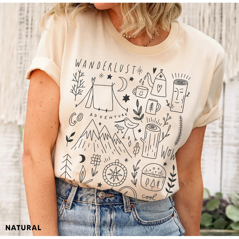 Adventure TShirt, Adventure Shirt, Camping Shirts, Mountain TShirt, Hiker TShirts, Nature Lover Shirt, Camping Gift, Vacation Shirt - 1.jpg