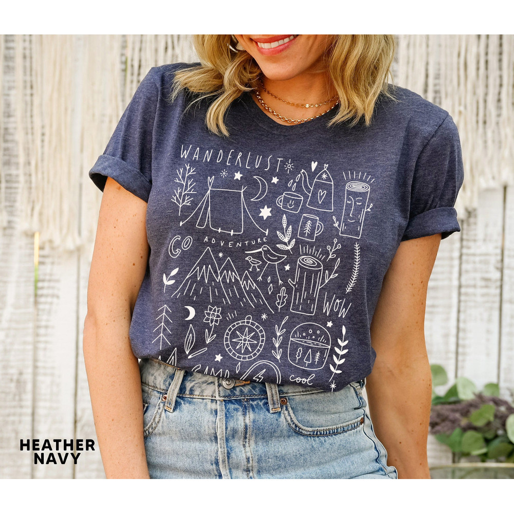 Adventure TShirt, Adventure Shirt, Camping Shirts, Mountain TShirt, Hiker TShirts, Nature Lover Shirt, Camping Gift, Vacation Shirt - 2.jpg