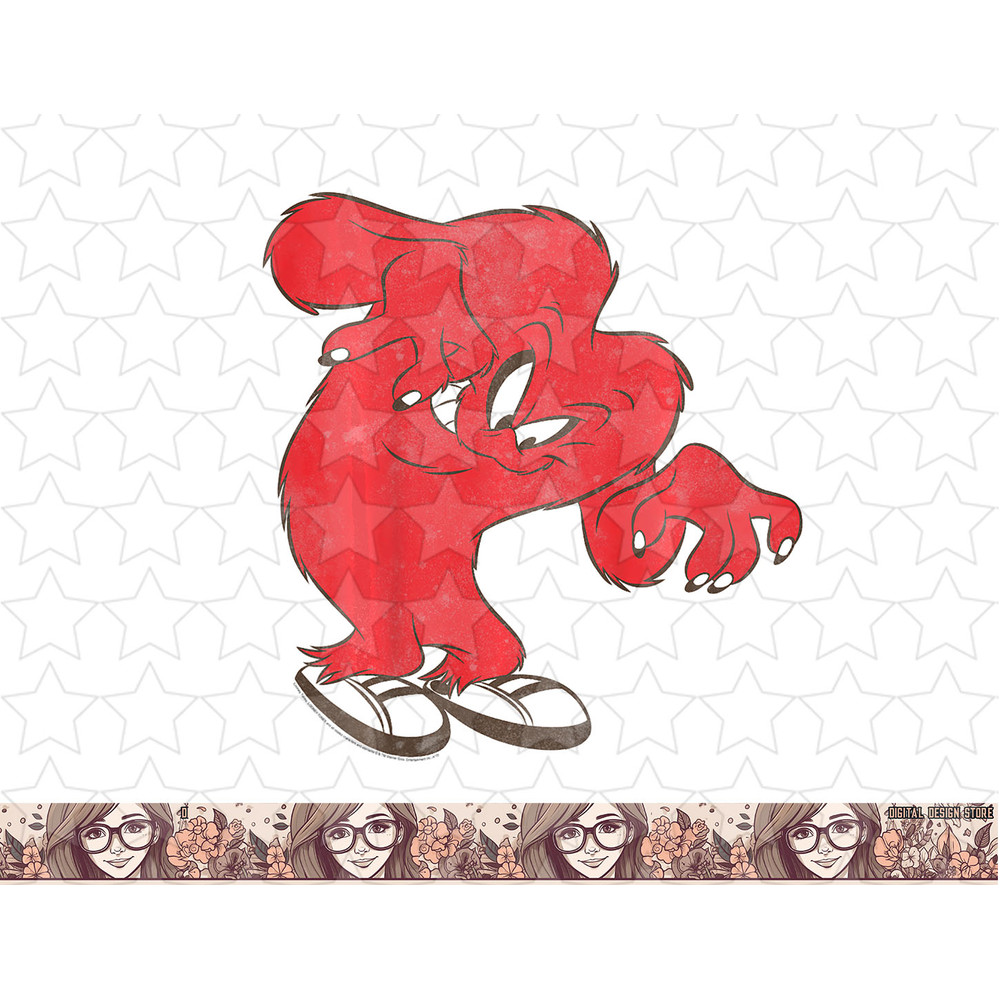 Kids Looney Tunes Gossamer Simple Portrait png, sublimation, digital download .jpg