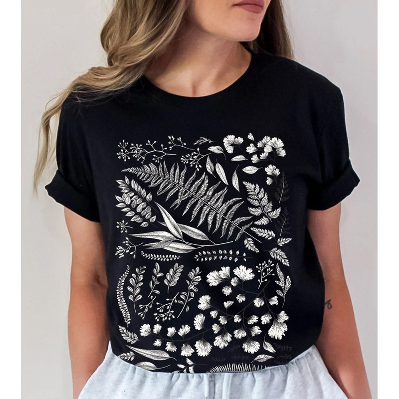 Botanical Shirt, Vintage T-shirt, Flower T shirt, Tee, Vintage Botanical, Botanical Print, Vintage Flower Shirt, Graphic Tshirt, Wildflower - 4.jpg