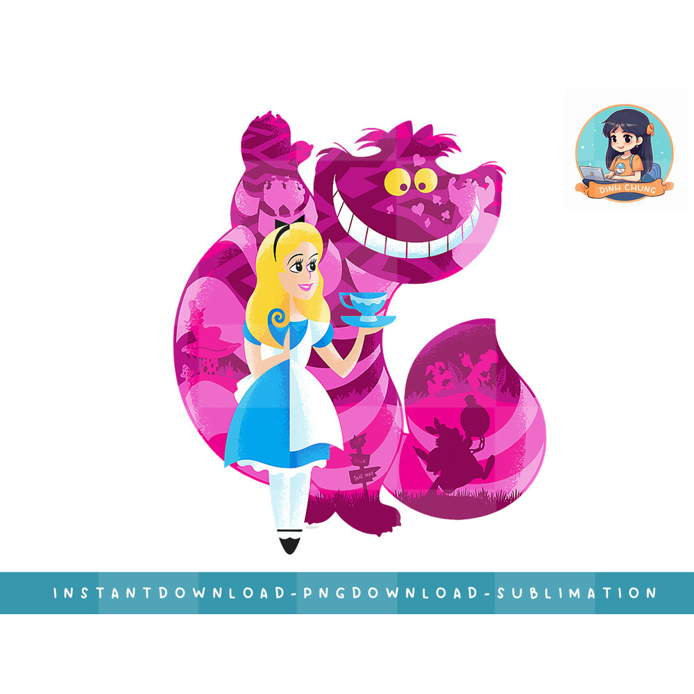 Disney 100 Anniversary Alice in Wonderland Artists Series png, sublimation, digital download.jpg