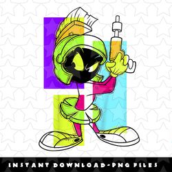kids looney tunes marvin the martian pop art png, sublimation, digital download