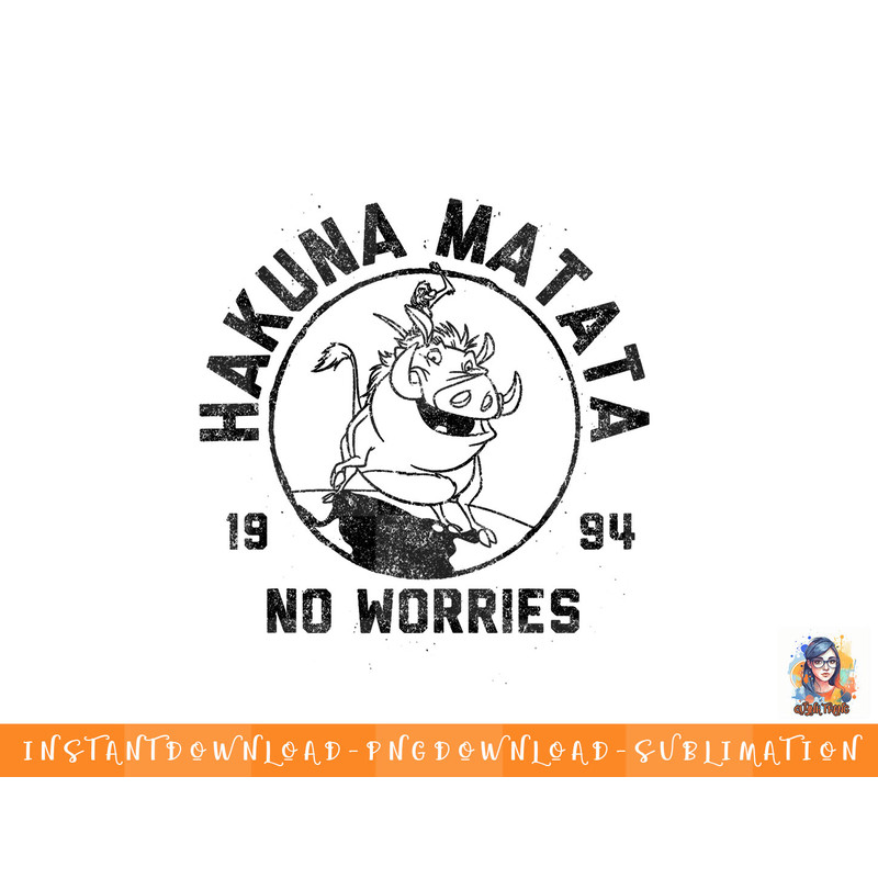 Disney Lion King 1994 Hakuna Matata Logo Graphic T-Shirt png, sublimation, digital download.jpg