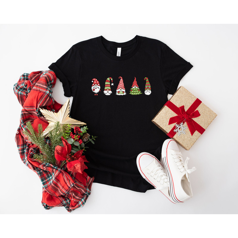 Christmas Gnome Tshirt - Cute Gnomies Tshirt - Merry Christmas T-shirt - Gnome For The Holidays Shirt - Cute Christmas Tee - 3.jpg