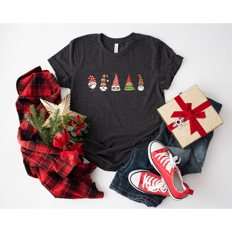 Christmas Gnome Tshirt - Cute Gnomies Tshirt - Merry Christmas T-shirt - Gnome For The Holidays Shirt - Cute Christmas Tee - 8.jpg