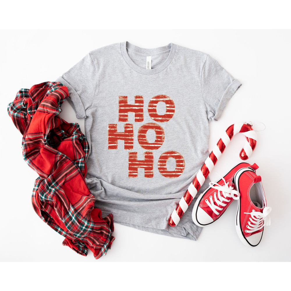 Christmas Ho Ho Ho Shirt, Christmas Women Shirt, Christmas Graphic Tee, Retro Christmas, Xmas Shirt, Santa Ho Ho Ho T shirt - 4.jpg