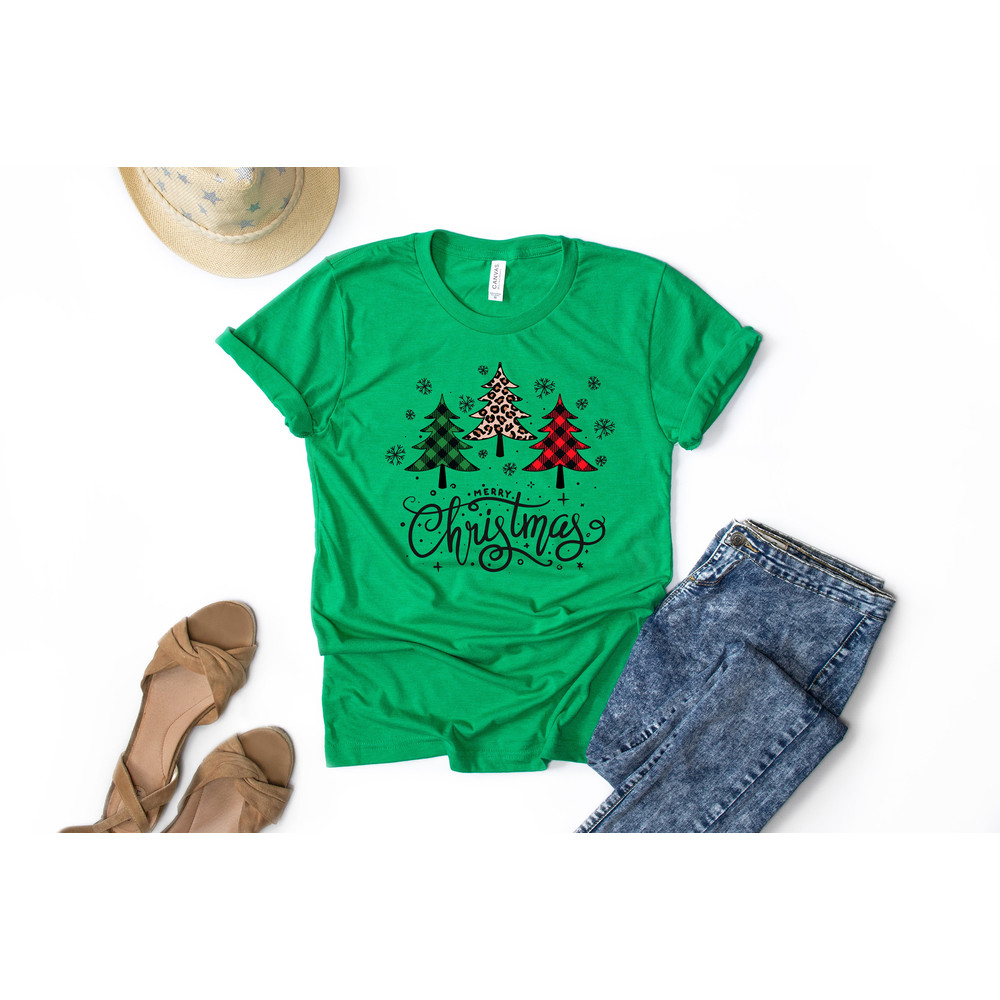 Christmas Women Shirt, Leopard Print Christmas Shirt, Merry Christmas Shirt, Cute Christmas Shirt, Women Holiday Shirt, Christmas Tees - 6.jpg