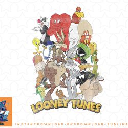 kids looney tunes group shot character stack png, sublimation, digital download