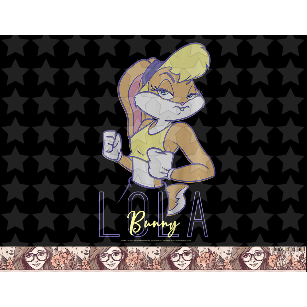 Kids Looney Tunes Lola Bunny Portrait png, sublimation, digital download .jpg