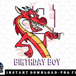 disney mulan 21st birthday boy mushu portrait png, sublimation, digital download