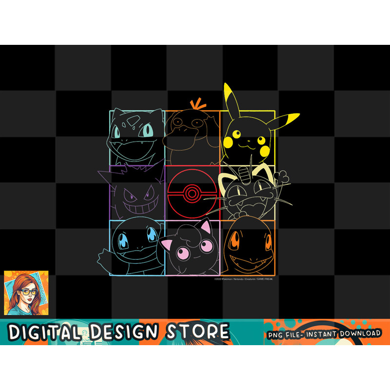 Pokemon - Character Grid png, digital prints, sublimation.jpg