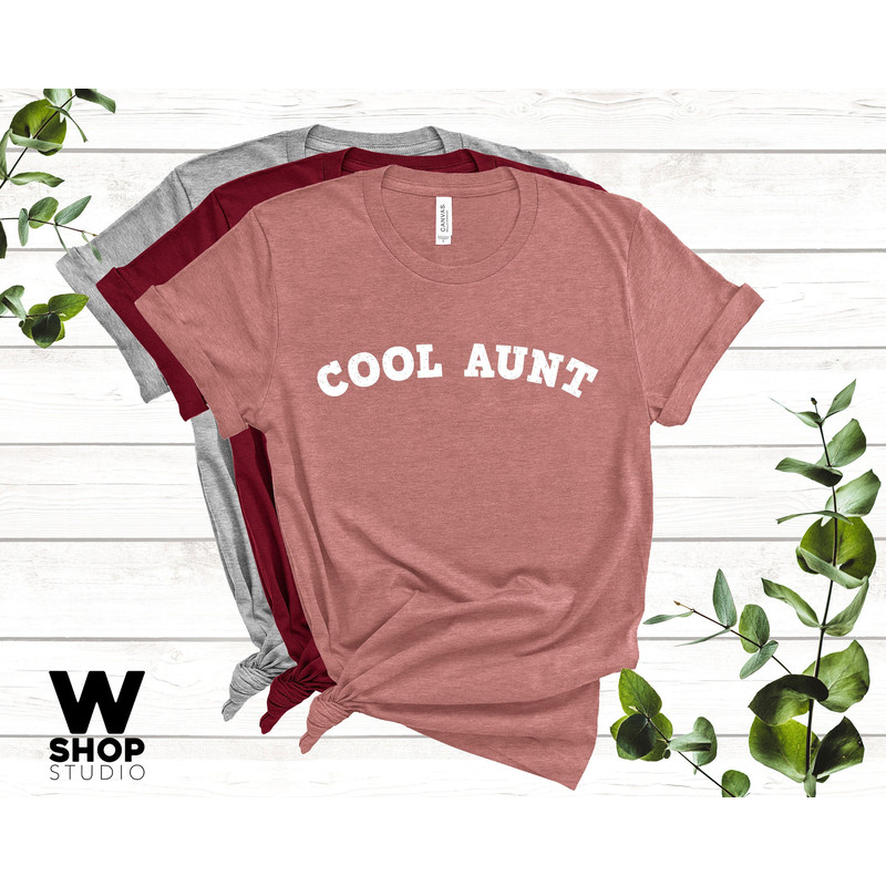 Cool Aunt Shirt, Auntie Shirt, Best Aunt tee, Fabulous Aunt Shirt, Best Aunt Ever Shirt, Favorite Aunt Shirt, Funtie Shirt, Aunt Squad Shirt - 2.jpg