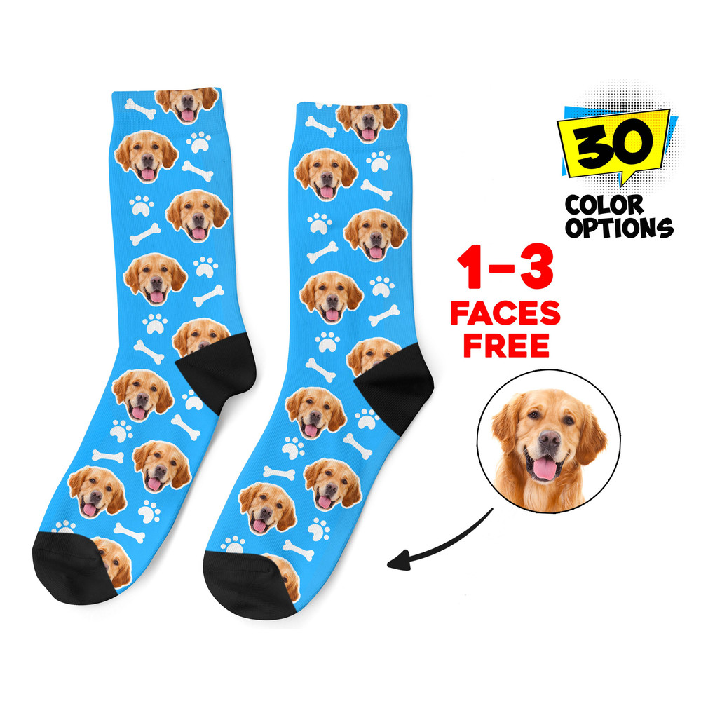 Custom Face Socks, Personalized Photo Socks, Picture Socks, Face on Socks, Customized Funny Photo Gift For Her, Him or Best Friends - 1.jpg